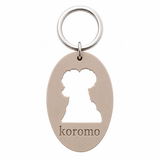 【予約販売】Silhouette Charm｜うちの子  横顔キーホルダー